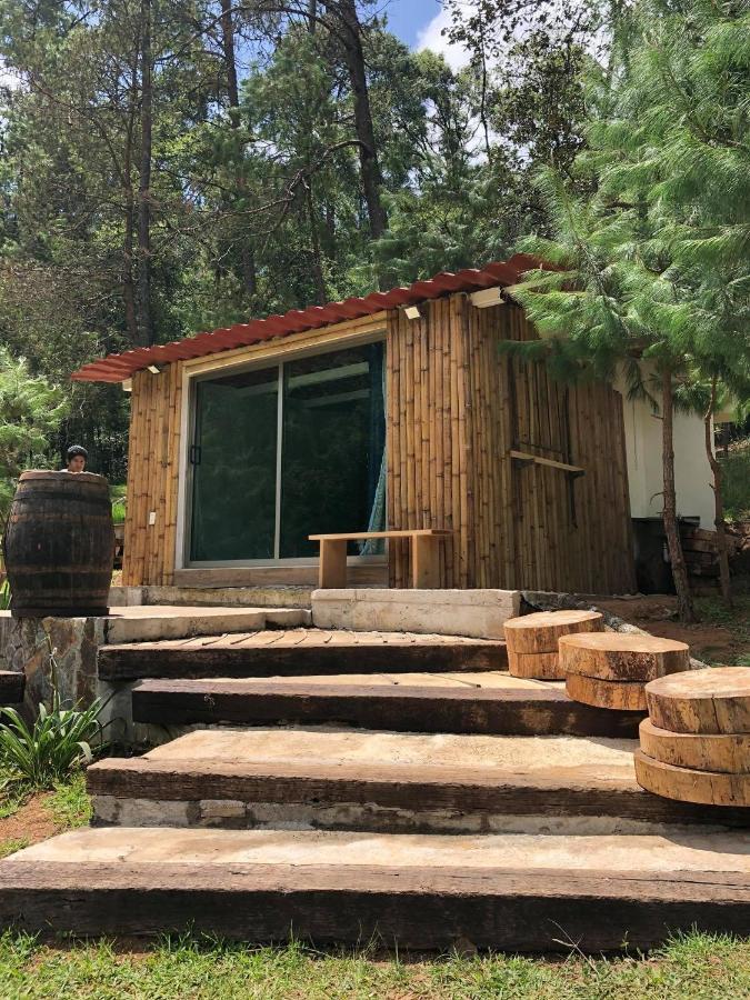 Cabaña romántica en el bosque! Acaxochitlán Esterno foto