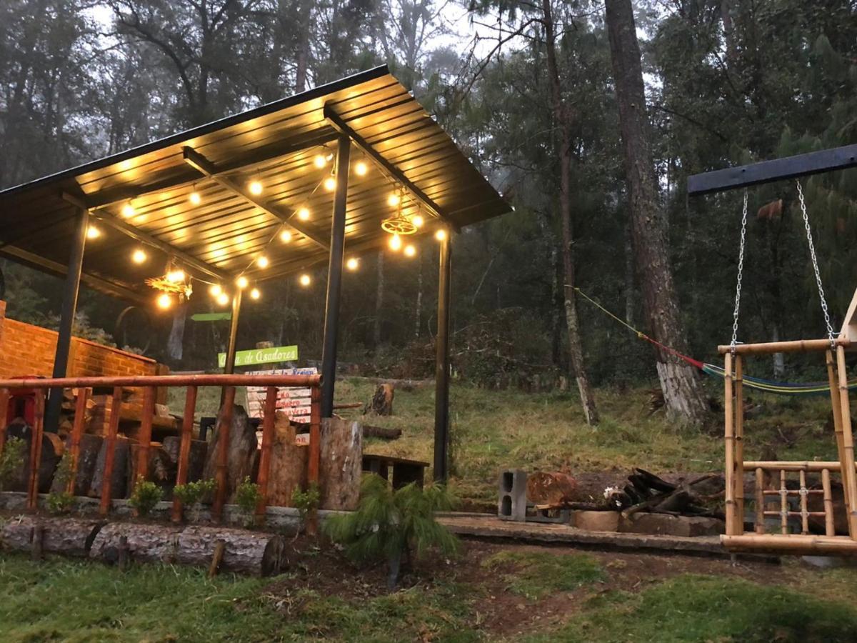 Cabaña romántica en el bosque! Acaxochitlán Esterno foto